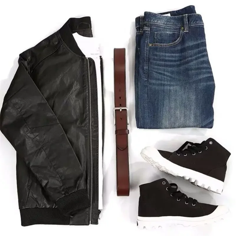 Men's Business Belt in PU Leather 4