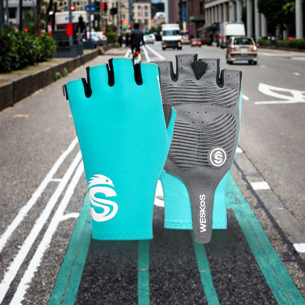 Half Cycling Gloves Men Women Breathable Quick Dry