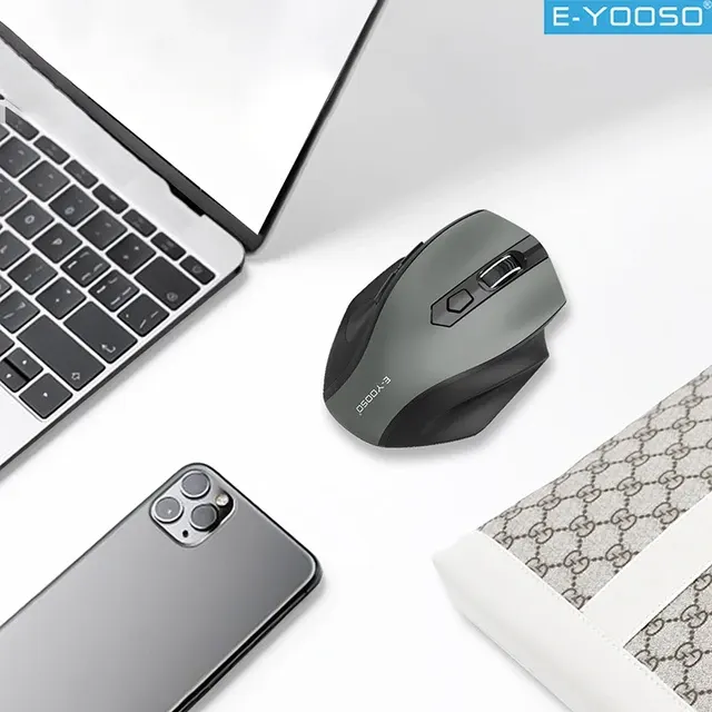 FocusOnPC 2.4G Kabellose Ergonomische Maus Tragbare Büro- und 4