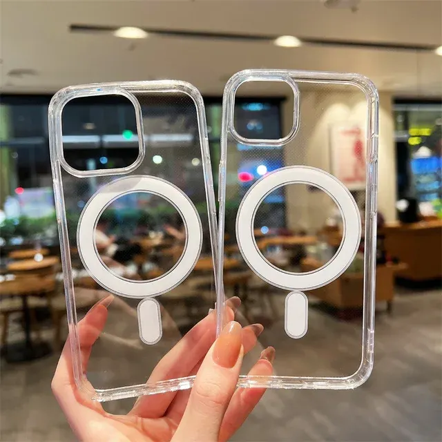 Clear Magnetic Phone Case with Camera Guard 3