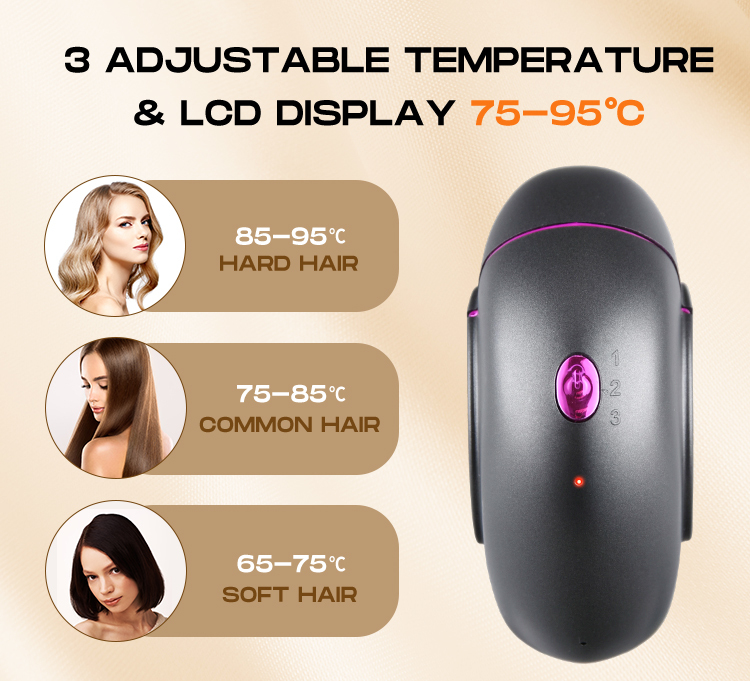 Pocket Size Hair Straightener Brush 3