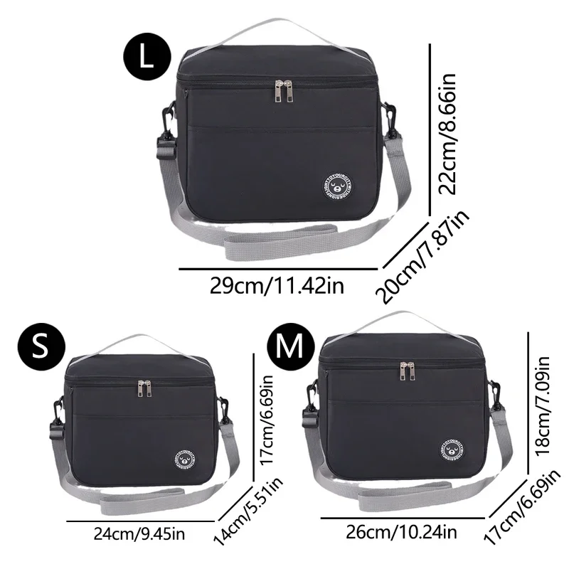Isolierte Tasche Lunchbox Handtasche Quadratische Isoliertasche Aluminiumfolie-verdickte Bento-Tasche 2