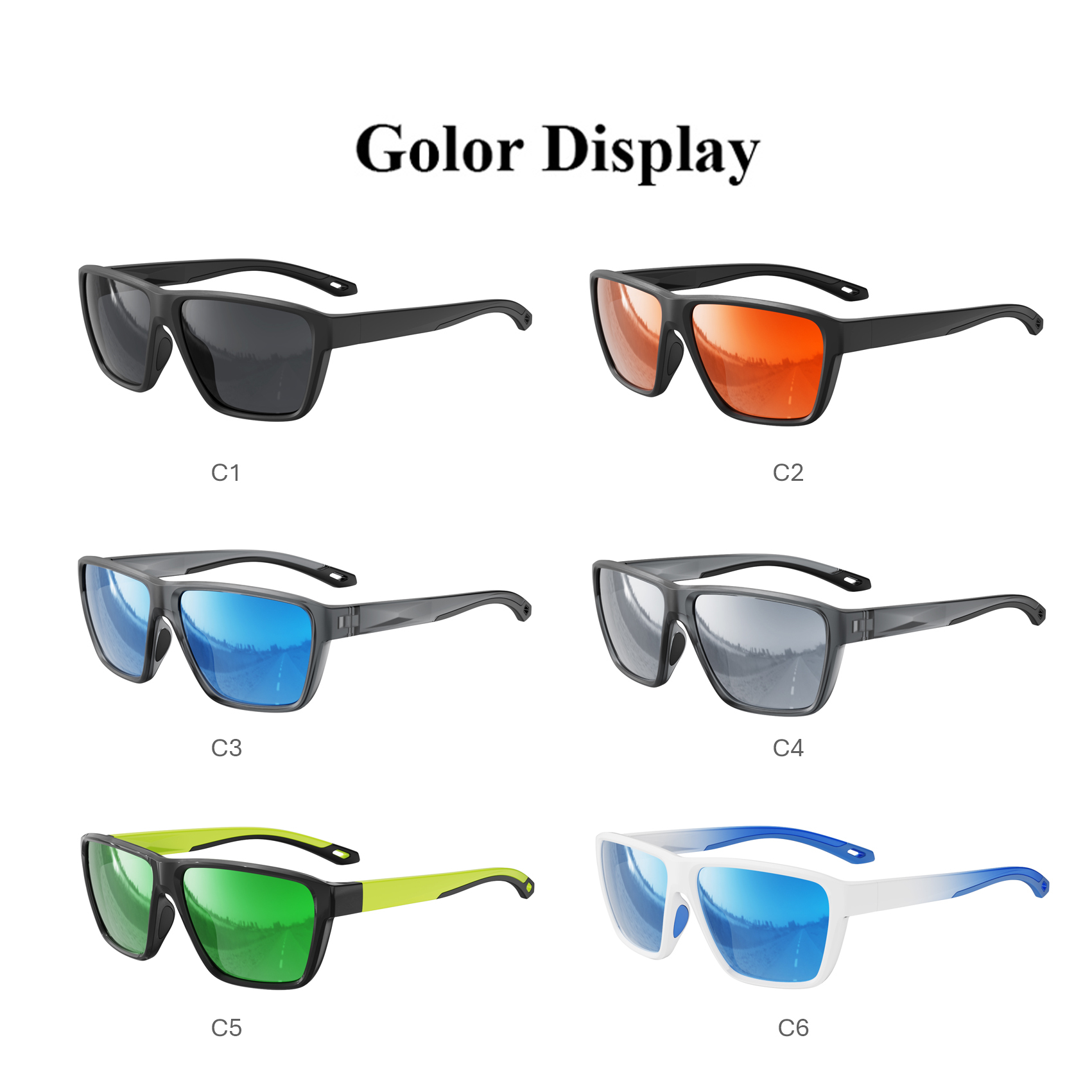 Polarized TR90 Hiking Sunglasses for Men 2