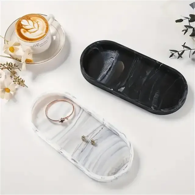 Bathroom Vanity Silicone Tray with Sponge Holder 3