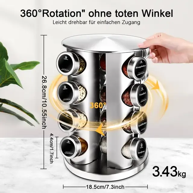 Rotating Spice Rack 4