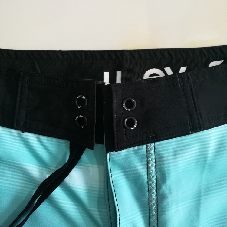 Eco-Friendly Solid High-Waist Surf Shorts 4