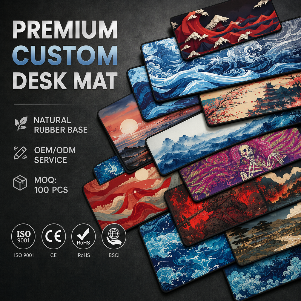 Rubber Mousepad XXL Gaming Desk Mat Waterproof Polyester