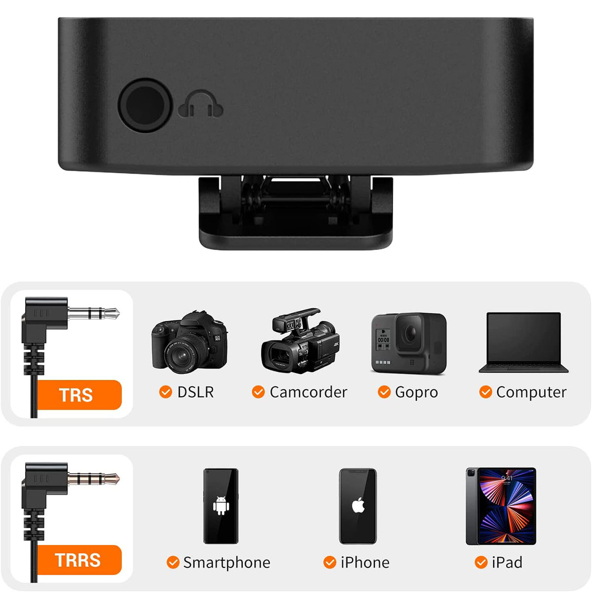 Wireless Lavalier Microphone Kit for Smartphones 4