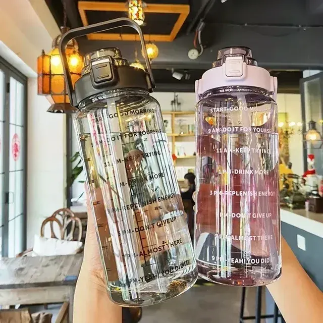 Water Bottle with Straw 3