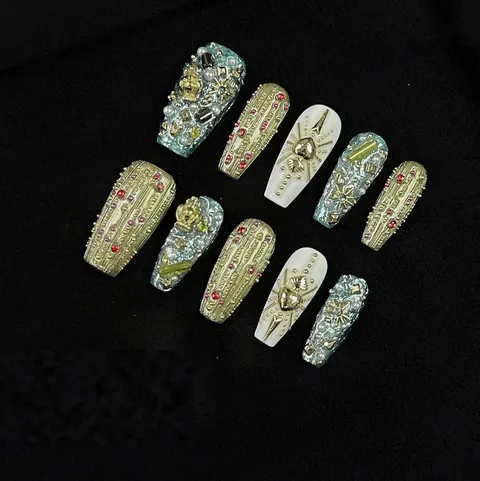 Poseidon Tears Niche Personality Advanced Manicure