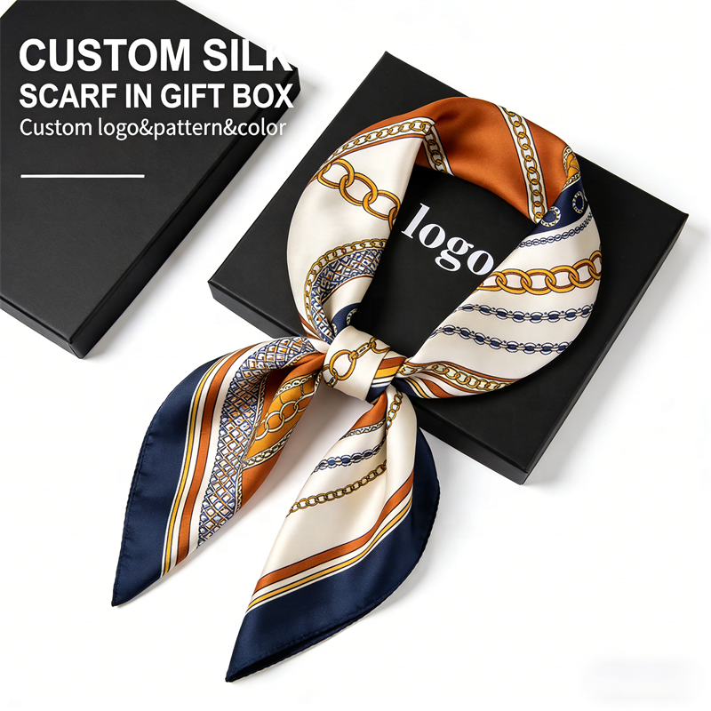Luxury Square Silk Scarf Gift Packaging