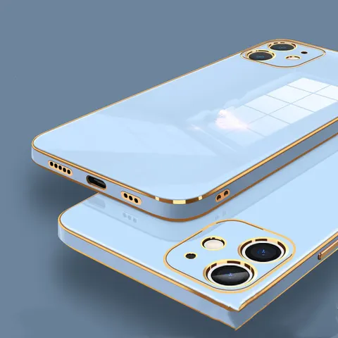 Phone Case Electroplated Glass Lens All-inclusive Protective Cover