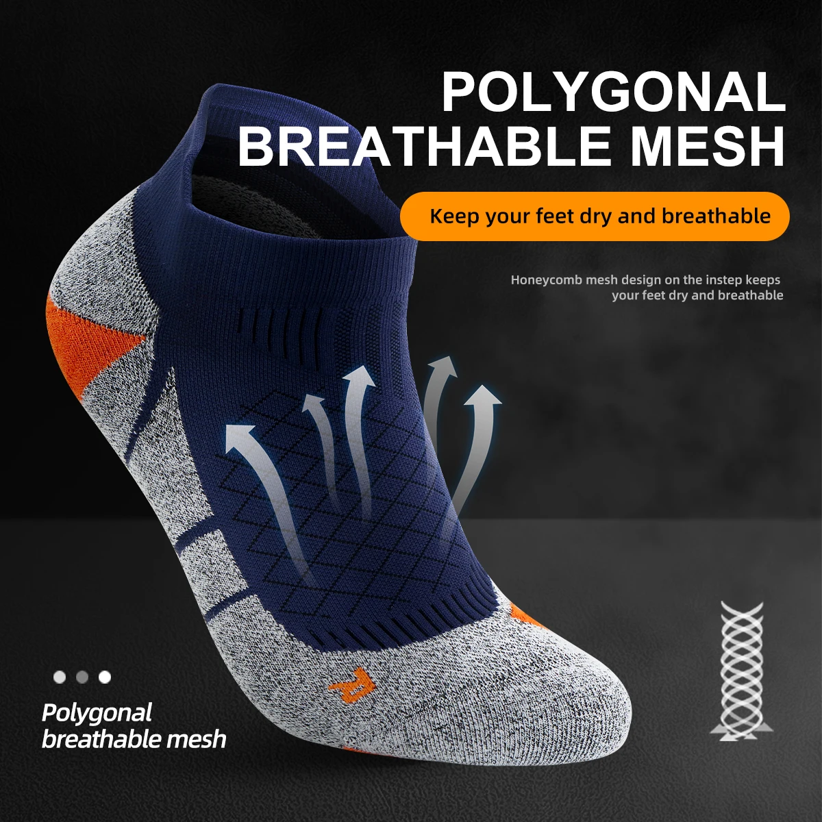 Breathable Unisex Outdoor Hiking Socks 4