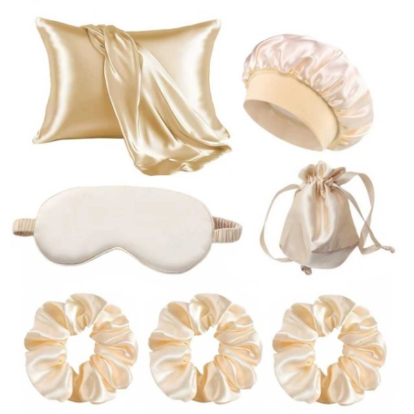 7PCS Silk-Like Satin Sleep Gift Set - Shower 3