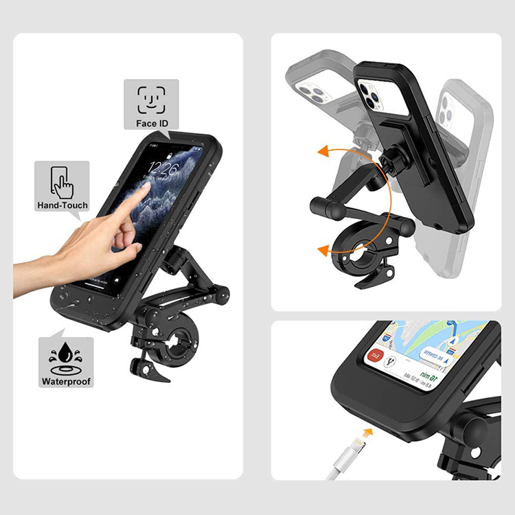 Waterproof Magnetic Bike Phone Mount 3