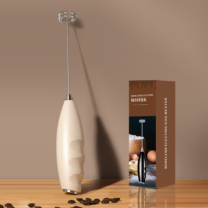 Milk Frother Handheld Battery Operated Coffee for Foaming