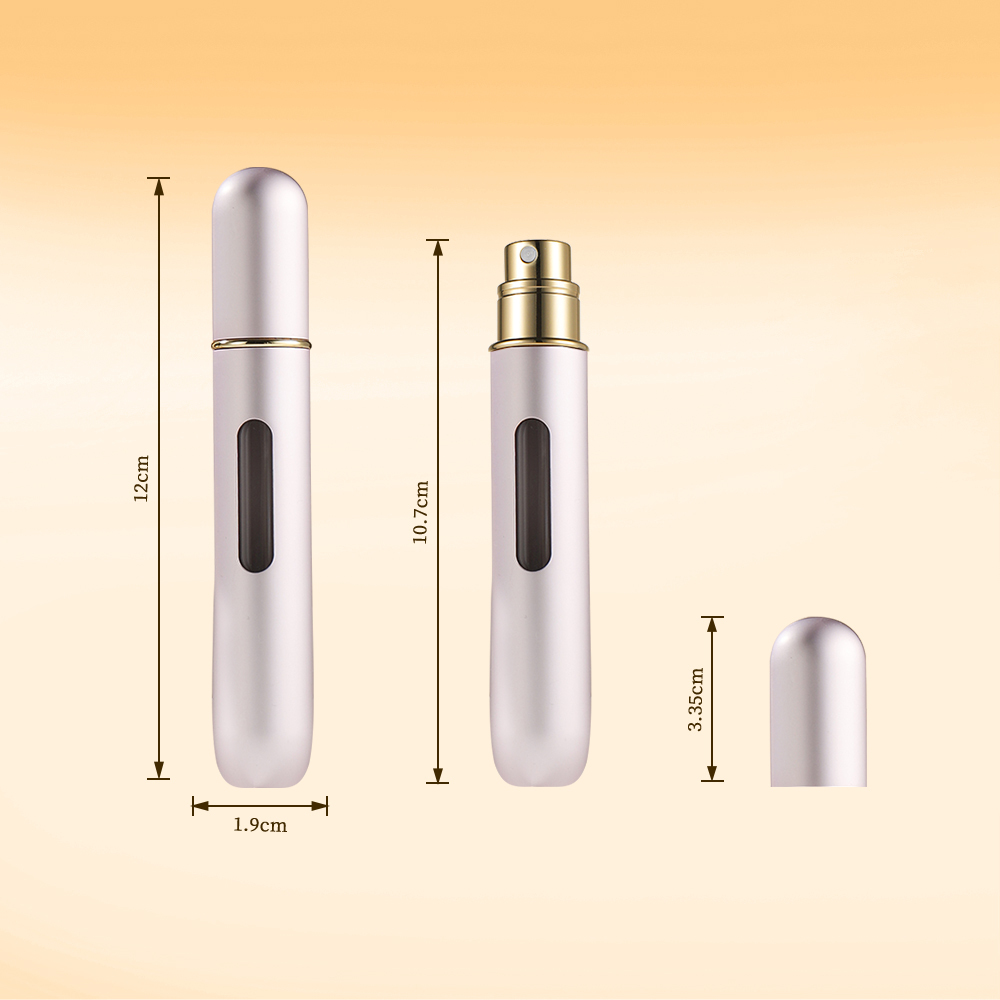 Taschen Parfümzerstäuber aus Glas und Aluminium 8ml 4