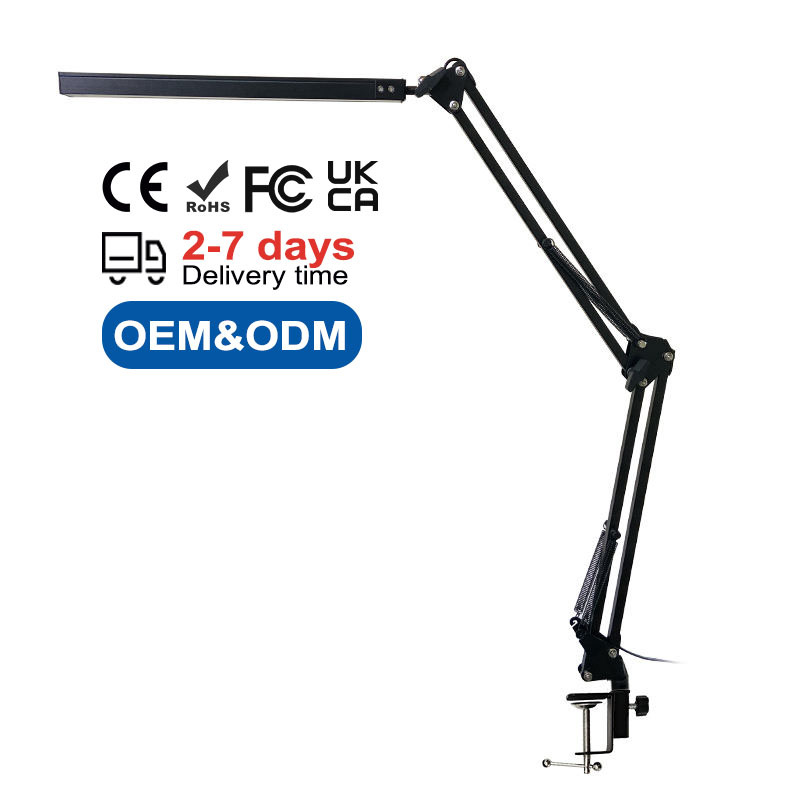 Dimmable LED Metal Clip-On Desk Lamp