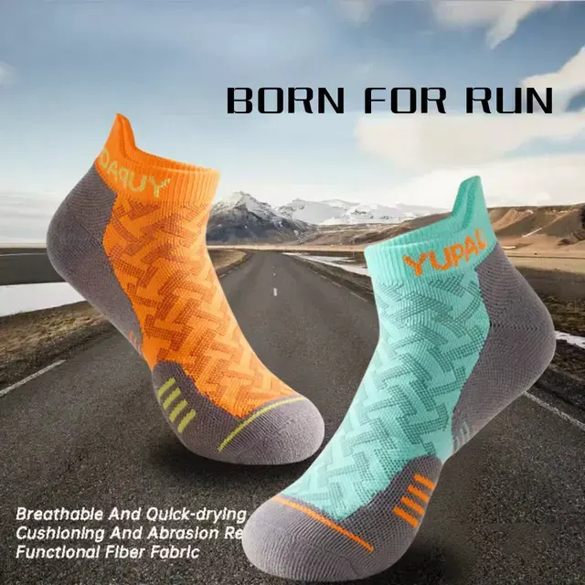 Cushioned Marathon Running Socks, Low Cut 3