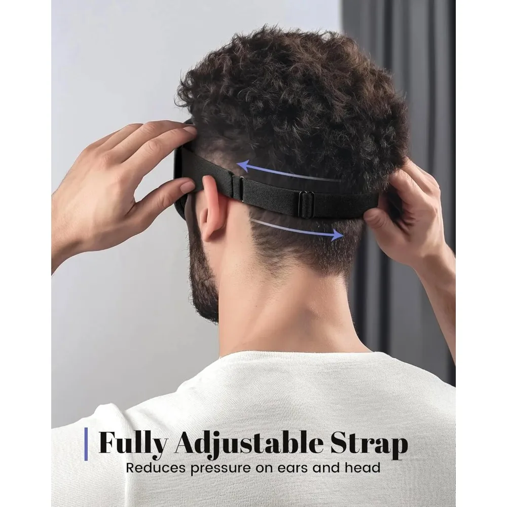 3D-Verdunkelungs-Schlafmaske mit Ohrstöpseln