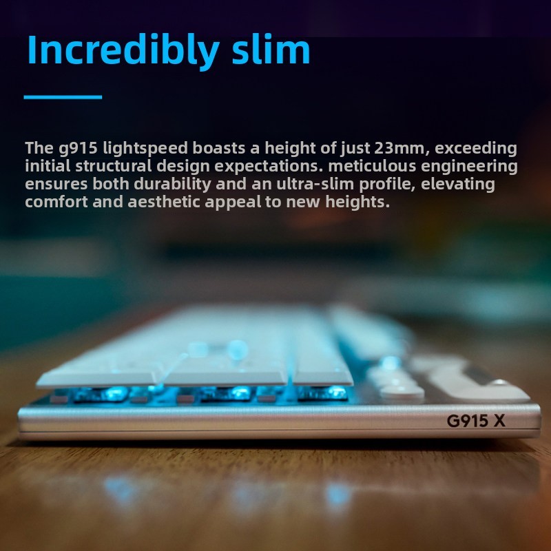 Logitech G915X Aluminum PBT Wireless Programmable Full Size 2