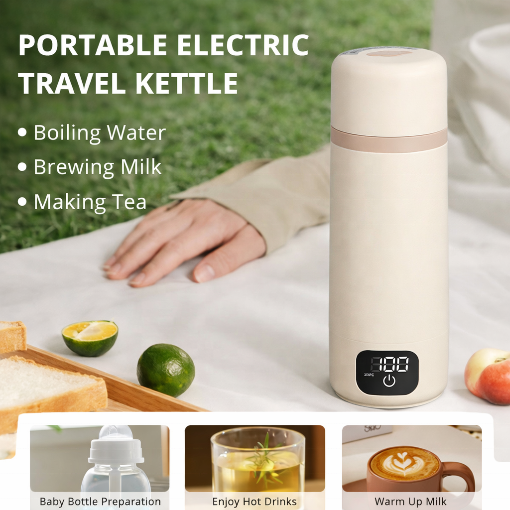 Smart Cup Portable Boiling Kettle Water Baby Travel 4