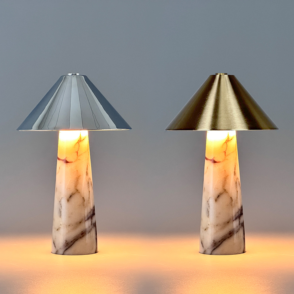 Luxury Cordless Rechargeable Mushroom Lamp 3