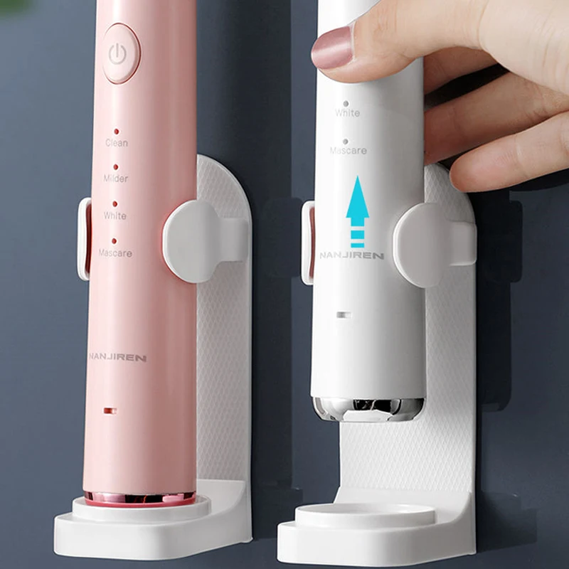 Einstellbare Zahnbürste Halter Elektrische Basis Silikon Non-slip Wand 3