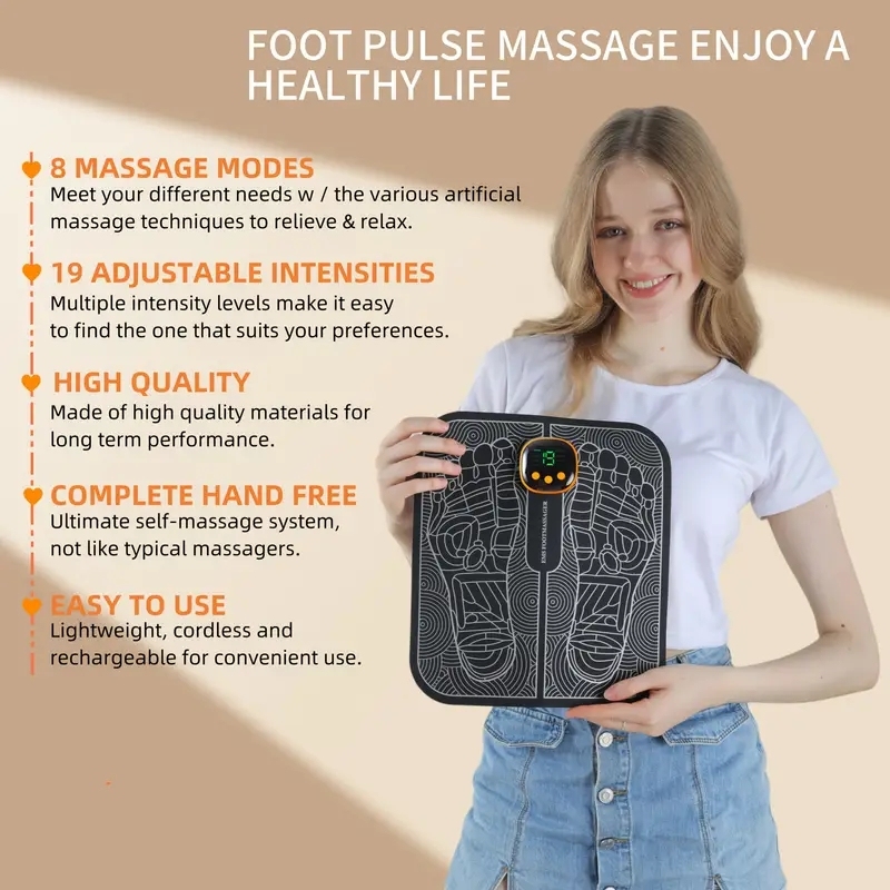 Neuropathy Reflexology Foot Massager with EMS 2
