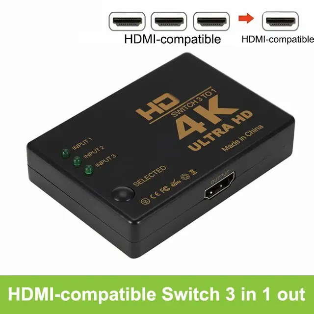 4K 3-in-1-out HDMI Switch 2