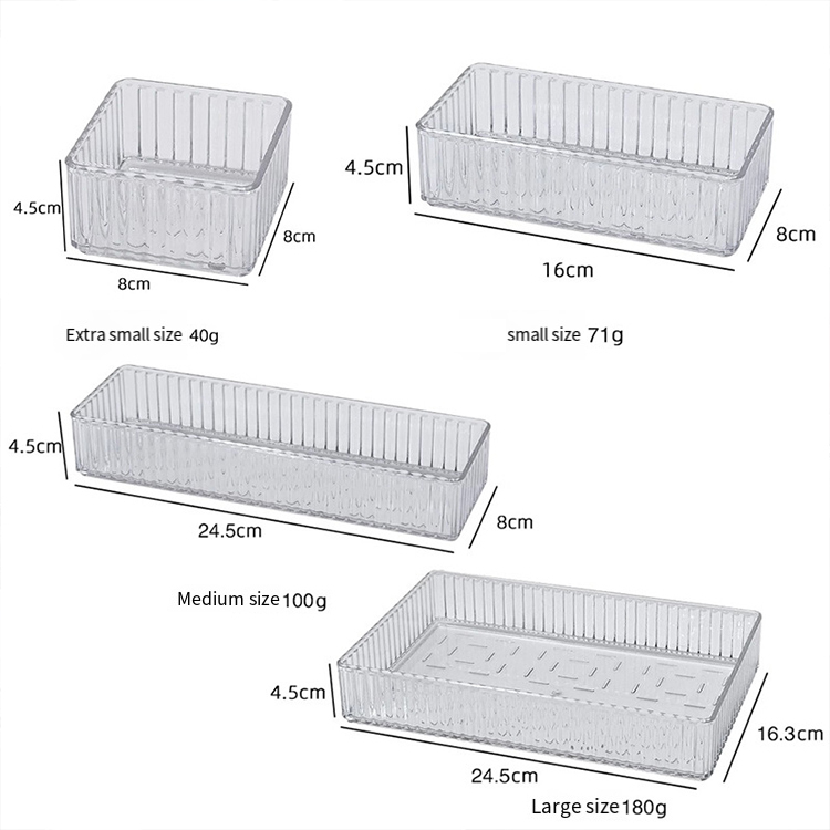 Acrylic Cosmetic Drawer Organizer Box 4