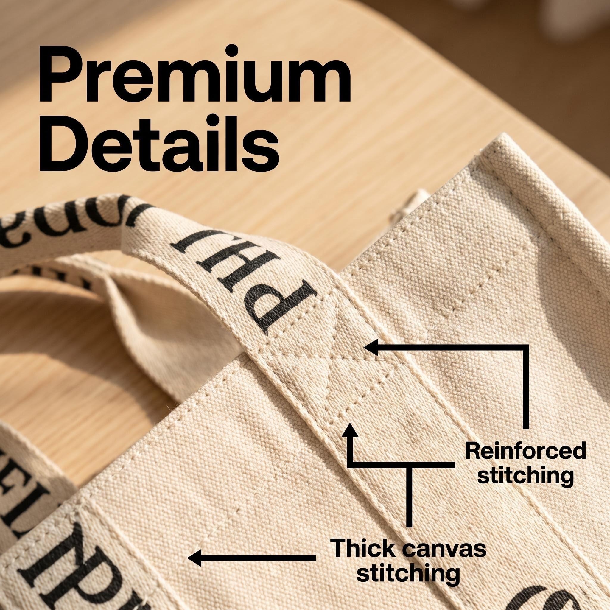 Printable Canvas Tote Bag, Cotton 2