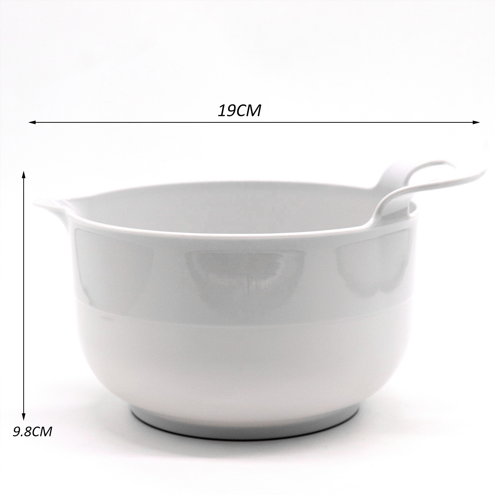4-Piece Nesting Plastic Salad Bowl Set 2