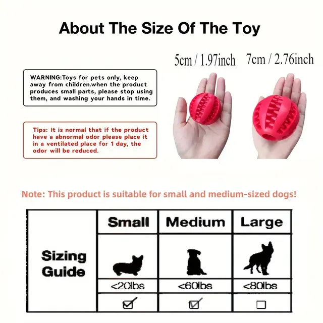 Non-Toxic Chew-Resistant Dog Ball 2