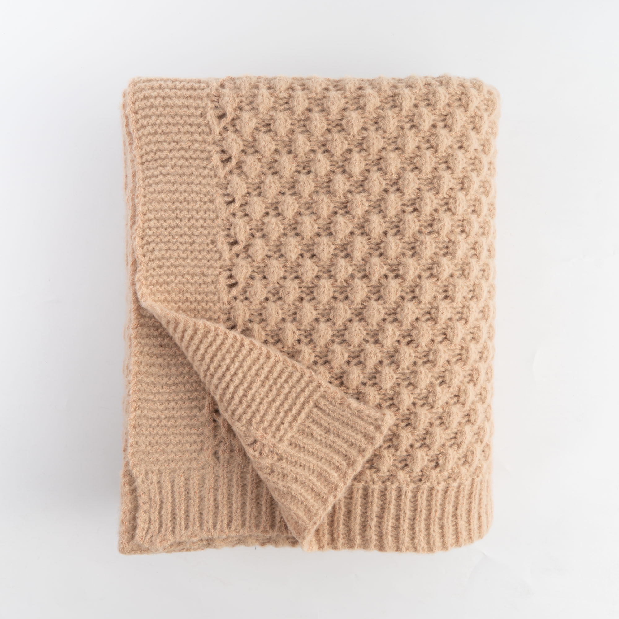 Pure Cotton Honeycomb Waffle Blanket