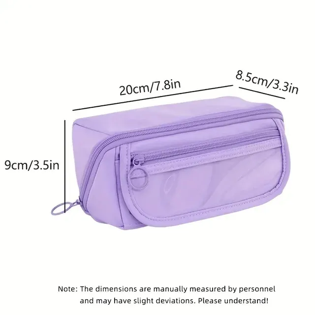 Large Pencil Case with Compartments for Students 1