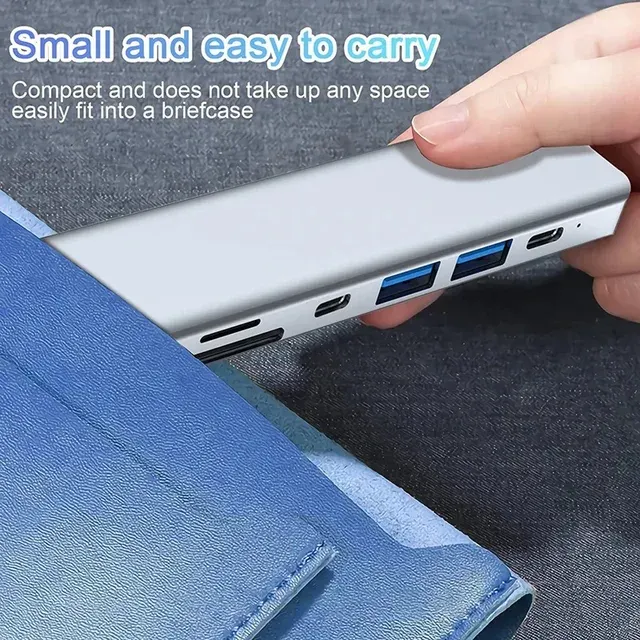 7-in-1 USB-C Hub with 4K HDMI and SD Slot 4