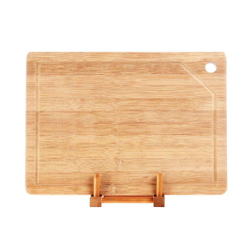 Bamboo Cutting Board Set with Stand 3
