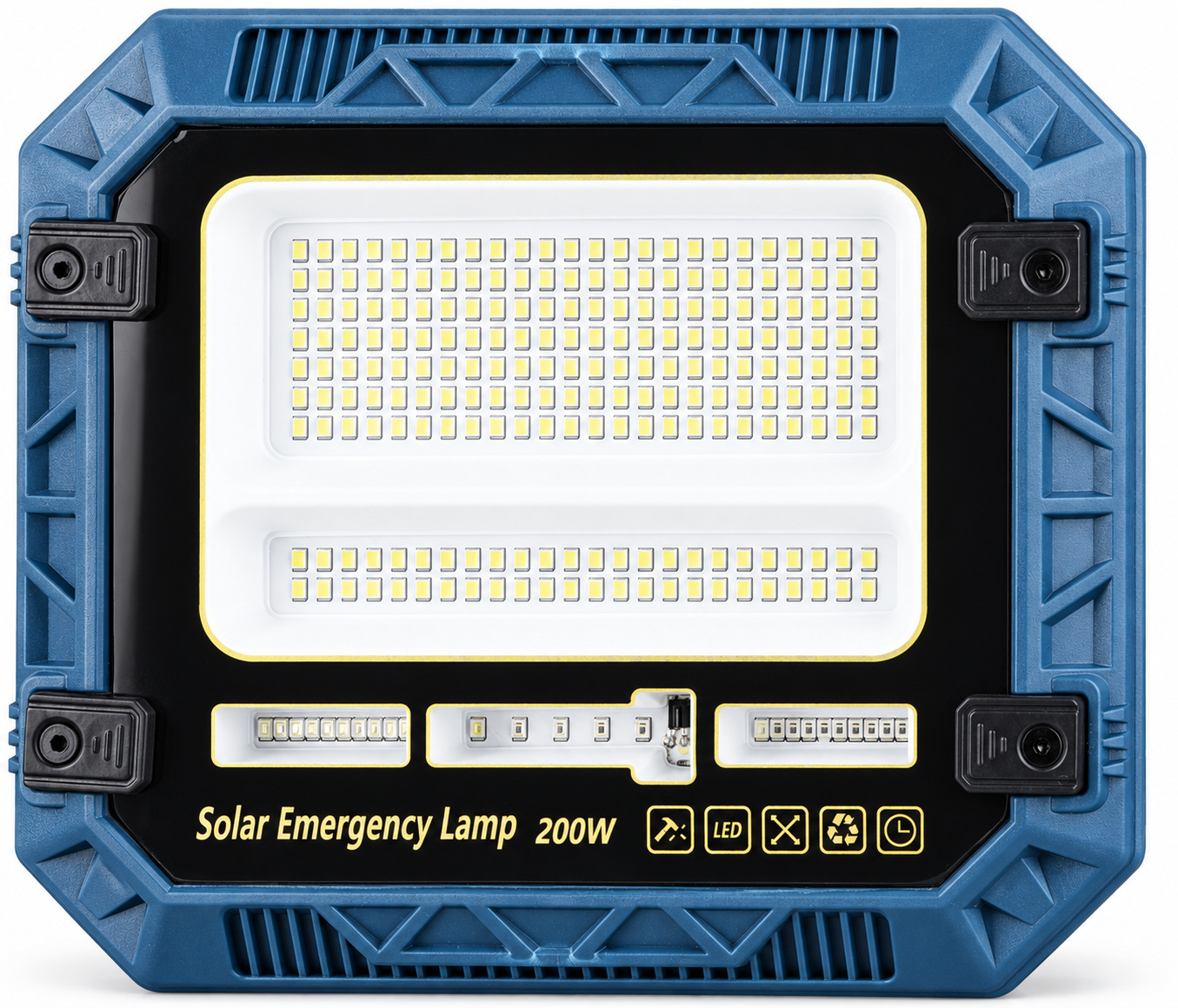 Solar Flood Light With 3600mAh Battery Display 3
