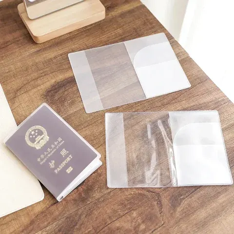 Transparent Waterproof PVC Passport Holder