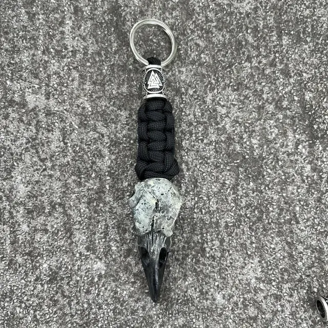 Resin Skull Keychain 3