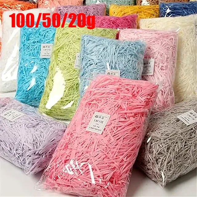 Mehrfarbiges Knister-Konfetti aus Bastpapier, 20g 2