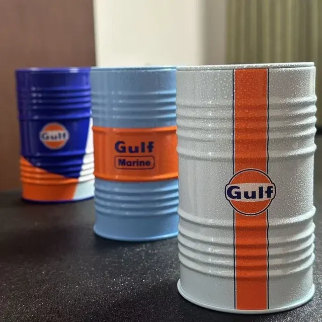 Gulf Oil Racing Car Iron Micro Model 3