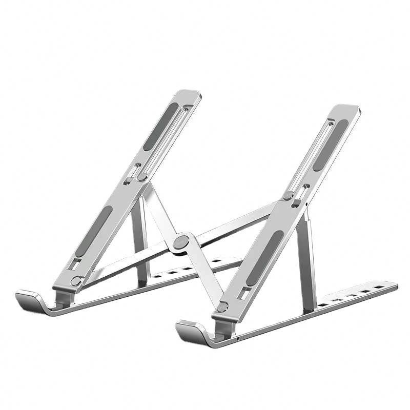 Aluminum Alloy Lightweight Height Adjustable Laptop Stand With