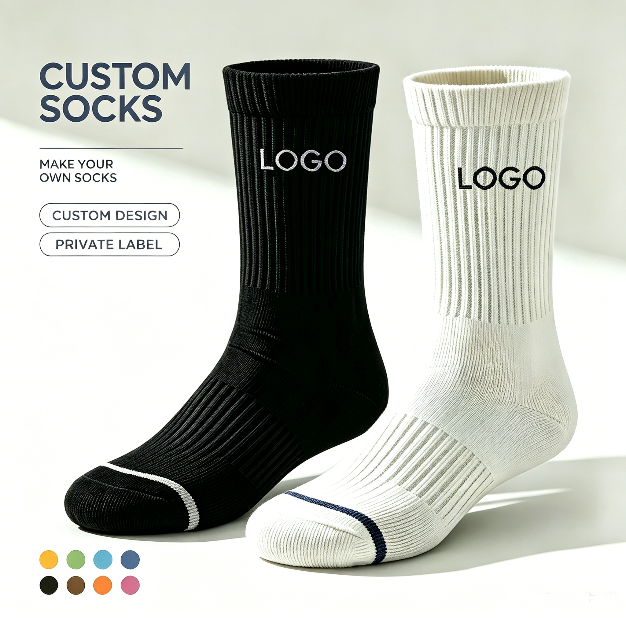 Socken mit Logo
