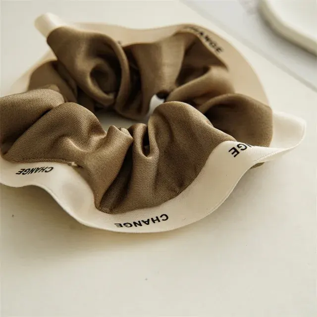 French Elegant Ribbon Hair Scrunchies 3