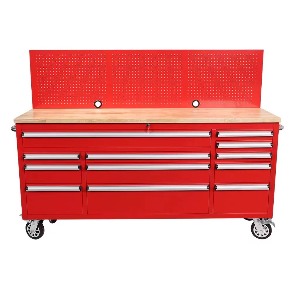 JZD Steel Rolling Tool Cart Metal Drawer Cabinet 4