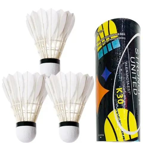White Shuttlecocks