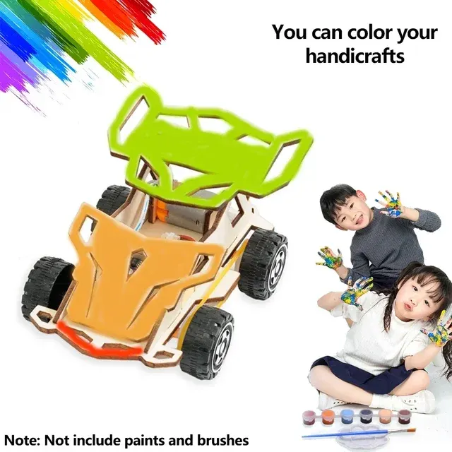 Wooden Car Model Kit 2