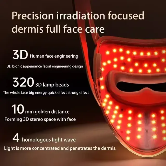 3D Silicone LED Face Mask 2
